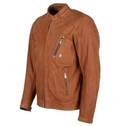 Helstons Colt Brown Nubuck Leather Jacket