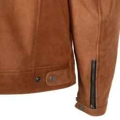 Helstons Colt Brown Nubuck Leather Jacket -Motorfiets Accessoires helstons colt brown nubuck leather jacket 3