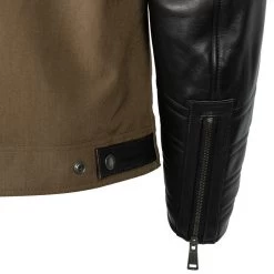 Helstons CRUISER Cuir-Tissu Nylon Kaki -Motorfiets Accessoires helstons cruiser cuir tissu nylon kaki 3