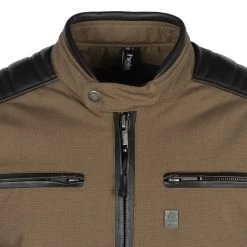 Helstons CRUISER Cuir-Tissu Nylon Kaki -Motorfiets Accessoires helstons cruiser cuir tissu nylon kaki 6