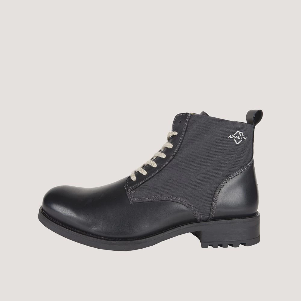Helstons Deville Leather Armalith Black Grey Shoes 1 Helstons Deville Leather Armalith Black Grey Shoes