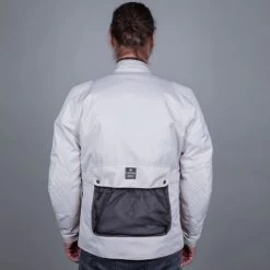 Helstons Hoggar Fabrics Jacket Silver -Motorfiets Accessoires helstons hoggar fabrics jacket silver 2