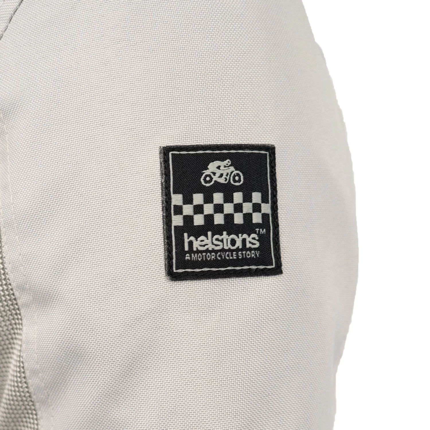 Helstons Stoner Lady Tissu Mesh Silver Jacket 5 Helstons Stoner Lady Tissu Mesh Silver Jacket - Afbeelding 5