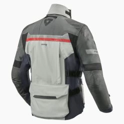 REV'IT! Dominator 3 GTX Silver Blue Motorcycle Jacket