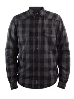 John Doe Motoshirt Grijs Zwart XTM