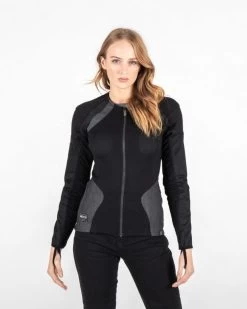 Knox Urbane Pro MK2 Women's Black Black Denim -Motorfiets Accessoires knox urbane pro mk2 women s black black denim 1