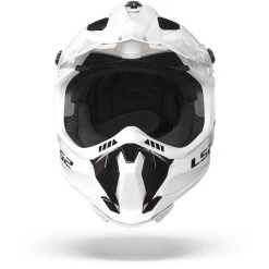 LS2 MX700 Subverter Single Mono Glanzend Wit Crosshelm -Motorfiets Accessoires ls2 mx700 subverter single mon gloss white.01