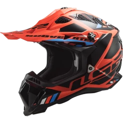LS2 MX700 Subverter Stomp Fluo Oranje Zwart Crosshelm