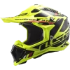 LS2 MX700 Subverter Stomp H-V Geel Zwart Crosshelm