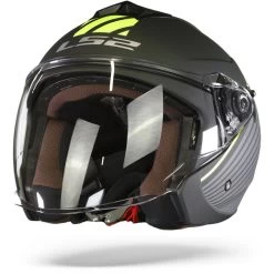 LS2 OF573 Twister II Luna Mat Zwart Titanium Jethelm -Motorfiets Accessoires ls2 of 573 twister ii luna matt black titanium frontpage