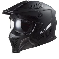 LS2 OF606 Drifter Solid Matt Black 06 Multi Helmet -Motorfiets Accessoires ls2 of606 drifter solid matt black 06 1