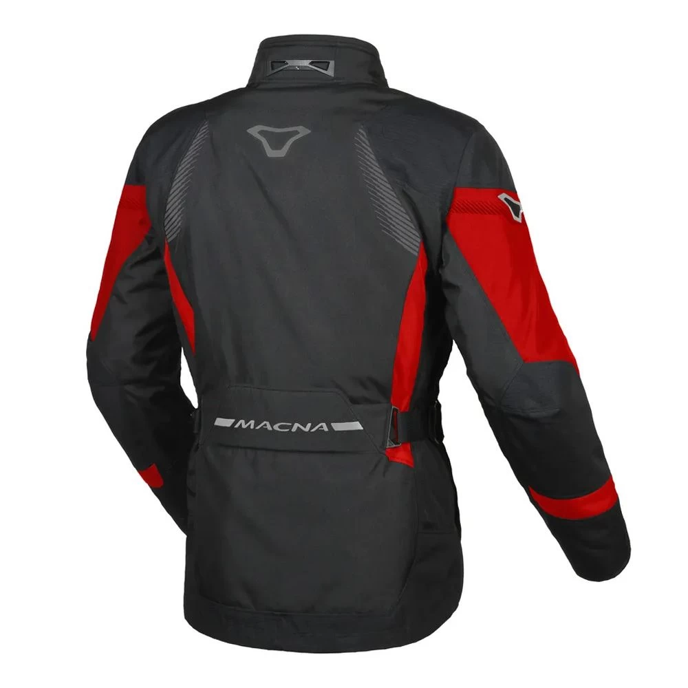 Macna Rancher Dames Black Red Jackets Textile Waterproof Ladies 2 Macna Rancher Dames Black Red Jackets Textile Waterproof Ladies - Afbeelding 2