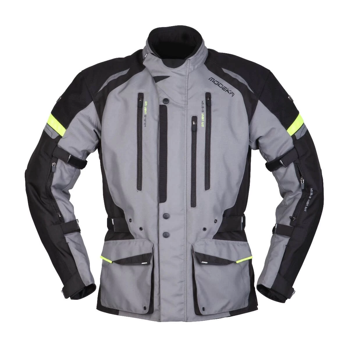 Modeka Jacket Striker II Dark Grey Black 2 Modeka Jacket Striker II Dark Grey Black - Afbeelding 2