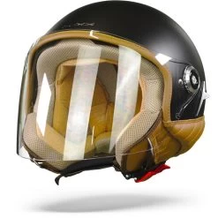 Nexx SX.60 Artizan Zwart Camel Mat Jethelm -Motorfiets Accessoires nexx sx60 artizanblack camel matt frontpage