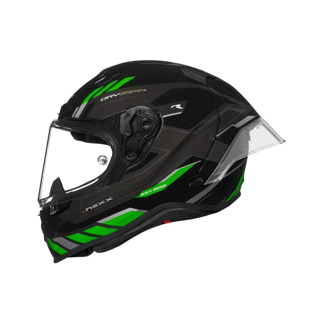 Nexx X.R3R Precision Zwart Groen Integraalhelm 1 Nexx X.R3R Precision Zwart Groen Integraalhelm