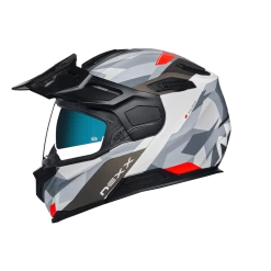 Nexx X.Vilijord Taiga Wit Rood Systeemhelm