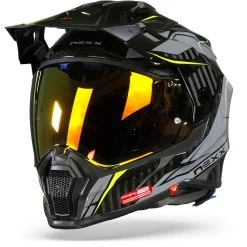 Nexx X.WRL Atika Grijs Neon Adventure Helm -Motorfiets Accessoires nexx x.wrl atika grey neon frontpage