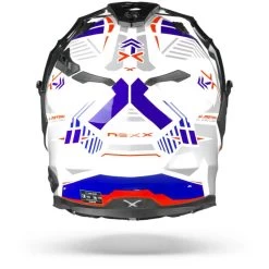 Nexx X.WED2 Wild Country Wit Blauw Adventure Helm