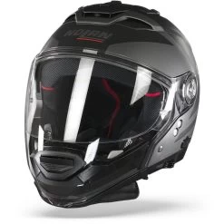Nolan N70-2 GT Glaring N-Com 046 Mat Lava Grijs Zwart Multihelm -Motorfiets Accessoires nolan n70 2 gt glaring n com 046 frontpage
