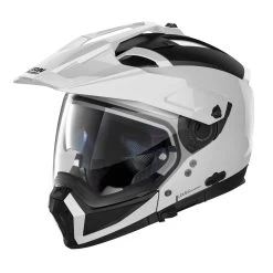 Nolan N70-2 X Classic 5 Metal Wit Multihelm -Motorfiets Accessoires nolan n702x classicncom metalbianco