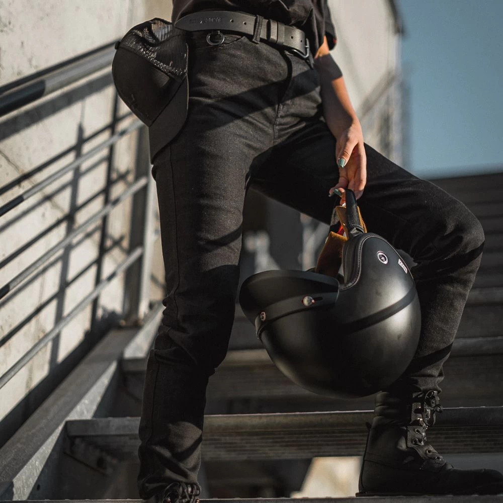 Pando Moto Kissaki Arm 01 Women's Slim Fit Motorcycle Jeans 4 Pando Moto Kissaki Arm 01 Women's Slim Fit Motorcycle Jeans - Afbeelding 4