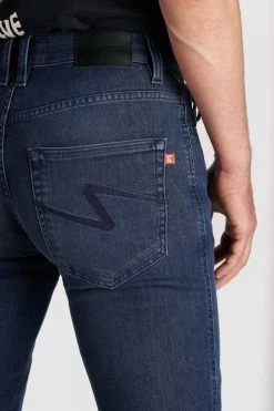 Pando Moto Robby Cor Sk Motorcycle Jeans Men'S Slim-Fit Cordura Blue
