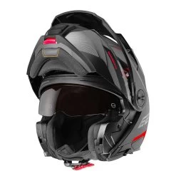 Schuberth E2 Defender Zwart Rood Systeemhelm -Motorfiets Accessoires product foto 1 8