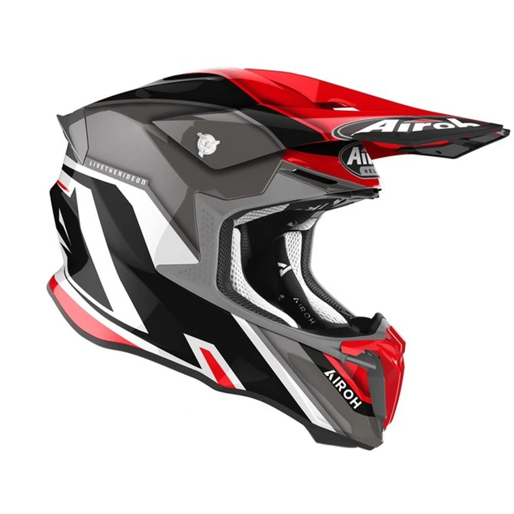 Airoh Twist 2.0 Shaken Rood Offroad Helm 1 Airoh Twist 2.0 Shaken Rood Offroad Helm