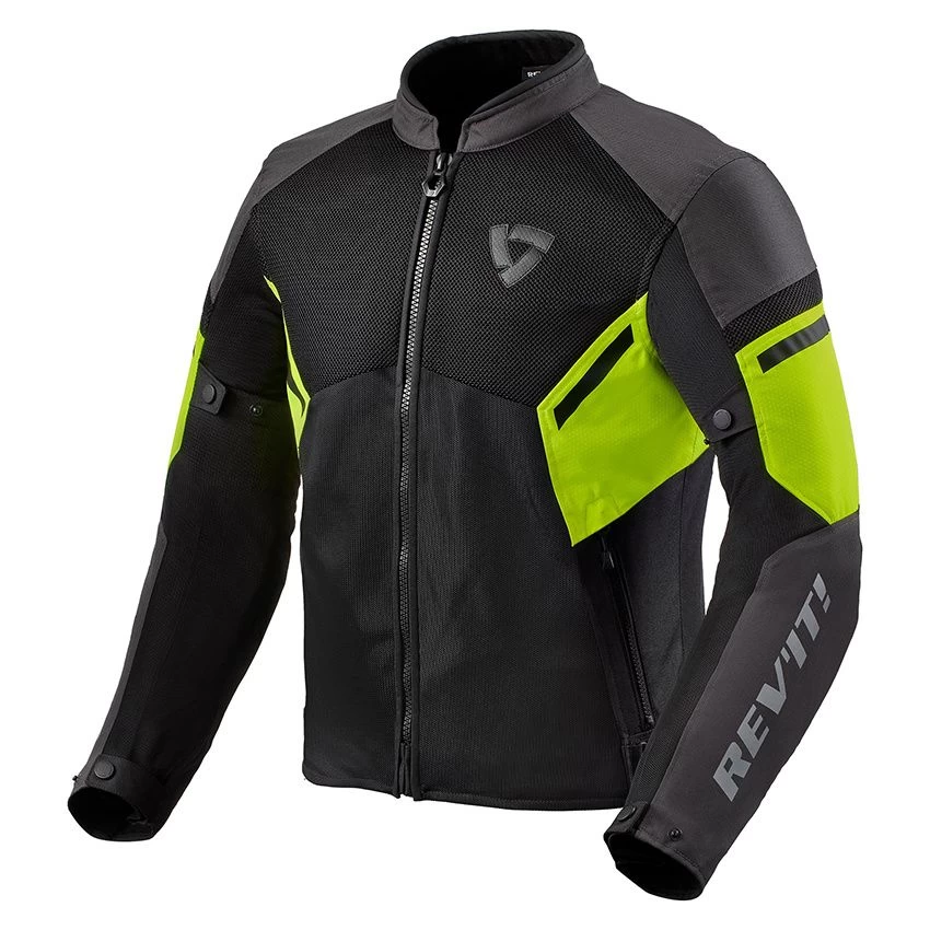 REV'IT! Jacket GT R Air 3 Black Neon Yellow 1 REV'IT! Jacket GT R Air 3 Black Neon Yellow
