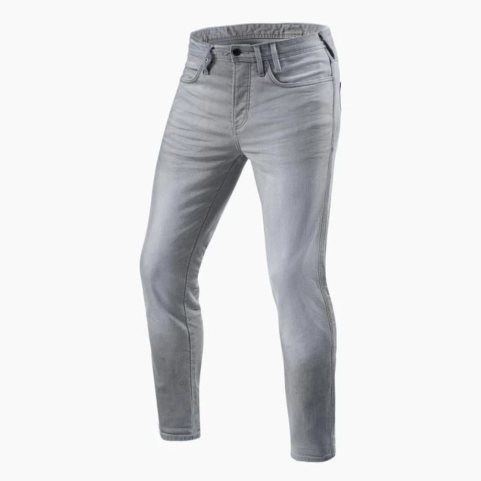 REV'IT! Jeans Piston 2 SK Light Grey Used 1 REV'IT! Jeans Piston 2 SK Light Grey Used