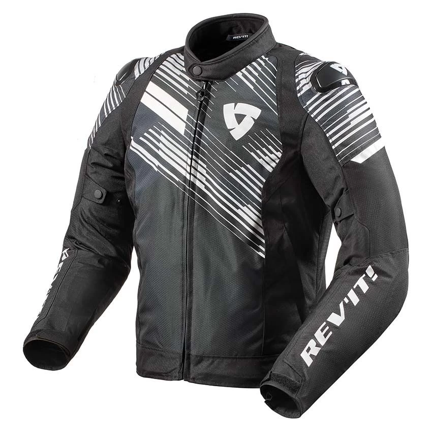REV'IT! Jacket Apex TL Black White 1 REV'IT! Jacket Apex TL Black White