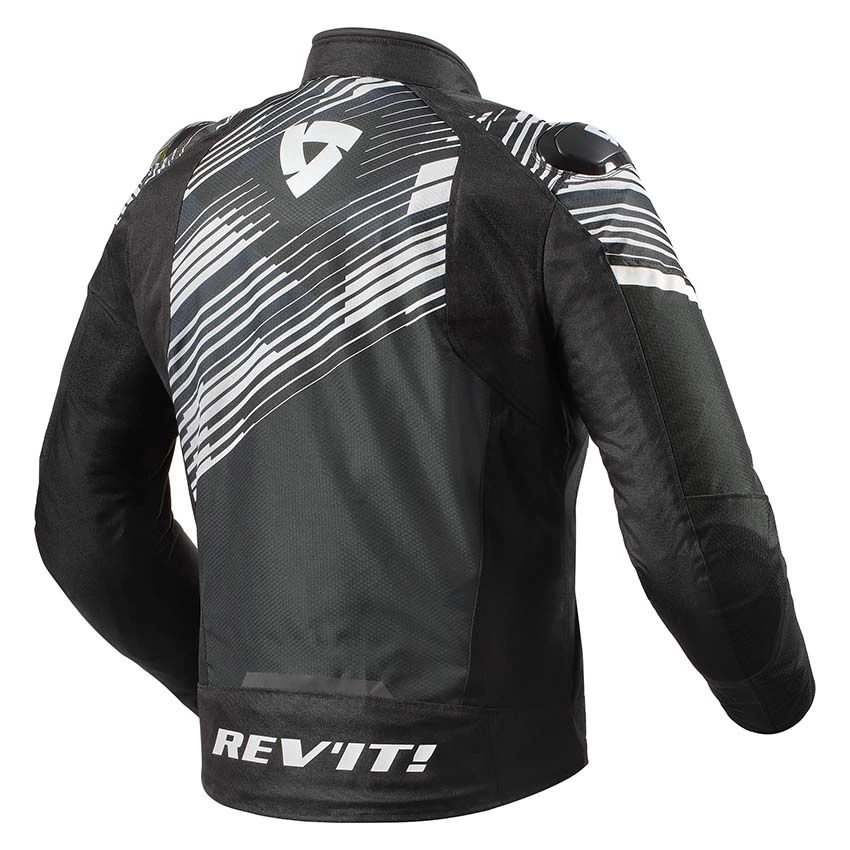 REV'IT! Jacket Apex TL Black White 2 REV'IT! Jacket Apex TL Black White - Afbeelding 2