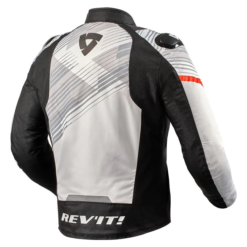 REV'IT! Jacket Apex TL White Black 2 REV'IT! Jacket Apex TL White Black - Afbeelding 2