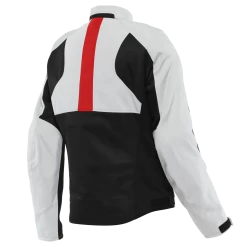 Dainese Risoluta Air Tex Lady Jacket Glacier Gray Lava Red