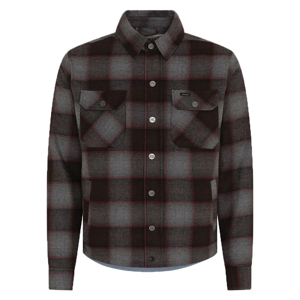 ROKKER Chicago Rider Shirt Grey Red 3 ROKKER Chicago Rider Shirt Grey Red - Afbeelding 3