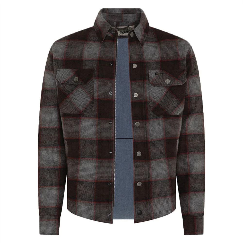 ROKKER Chicago Rider Shirt Grey Red 5 ROKKER Chicago Rider Shirt Grey Red - Afbeelding 5