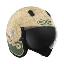 ROOF Bamboo Pure Mat Khaki Jet Helm -Motorfiets Accessoires roof bamboo pure mat khaki 4