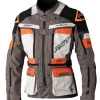 RST Adventure-Xtreme Race Dept Ce Mens Textile Jacket Dark Grey Grey Orange