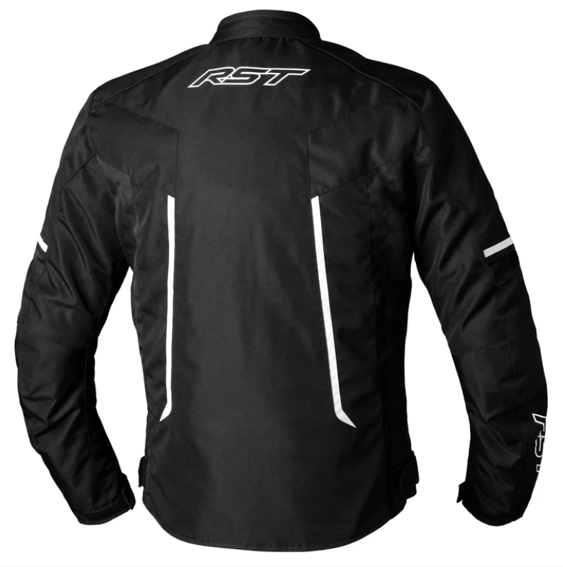 RST Pilot Evo Ce Mens Textile Jacket Black Black White 2 RST Pilot Evo Ce Mens Textile Jacket Black Black White - Afbeelding 2