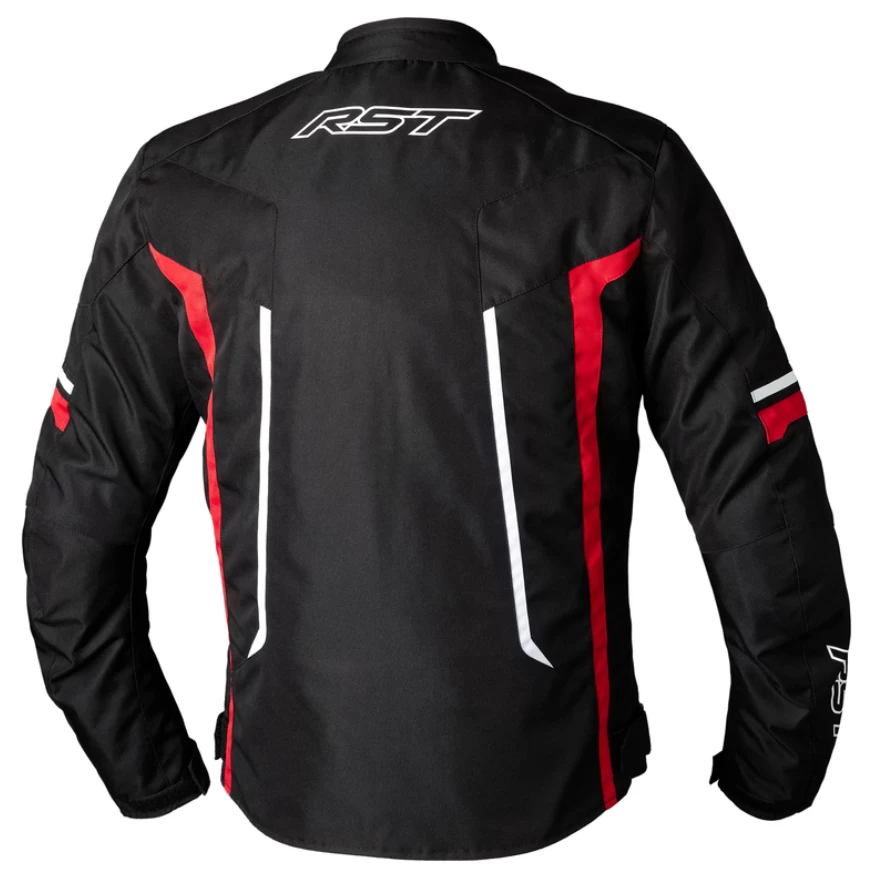 RST Pilot Evo Ce Mens Textile Jacket Black Red White 2 RST Pilot Evo Ce Mens Textile Jacket Black Red White - Afbeelding 2