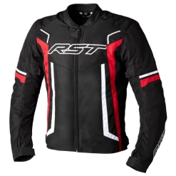 RST Pilot Evo Ce Mens Textile Jacket Black Red White