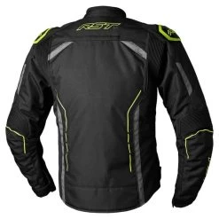 RST S-1 Ce Mens Textile Jacket Black Grey Flo Yellow