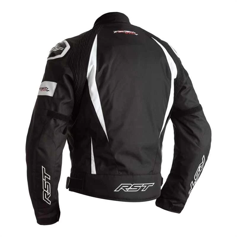 RST Tractech Evo 4 Ce Mens Textile Jacket Black White 2 RST Tractech Evo 4 Ce Mens Textile Jacket Black White - Afbeelding 2