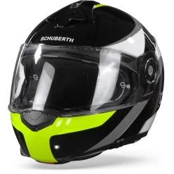 Schuberth C3 Pro Sestante Zwart Geel Systeemhelm -Motorfiets Accessoires schuberthc3prosestanteyellow frontpage
