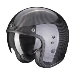 Scorpion Belfast Carbon Evo Solid Zwart Jethelm