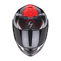 Scorpion Exo-1400 Evo Carbon Air Aranea Zwart-Neon Rood Integraalhelm