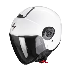 Scorpion Exo-City II Solid White Jet Helmet -Motorfiets Accessoires scorpion exo city ii solid white