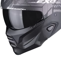 Scorpion Exo-Combat II Xenon Matt Black-White