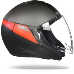 Shark Citycruiser Karonn Mat Zwart Antraciet Rood KAR Jethelm -Motorfiets Accessoires shark citycruiser karonn mat black anthracite red kar.29