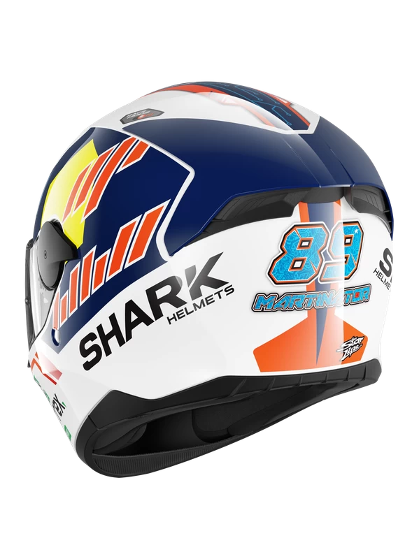 Shark D-Skwal 2 Replica Jorge Martin Wit Blauw Rood WBR Integraalhelm 1 Shark D-Skwal 2 Replica Jorge Martin Wit Blauw Rood WBR Integraalhelm